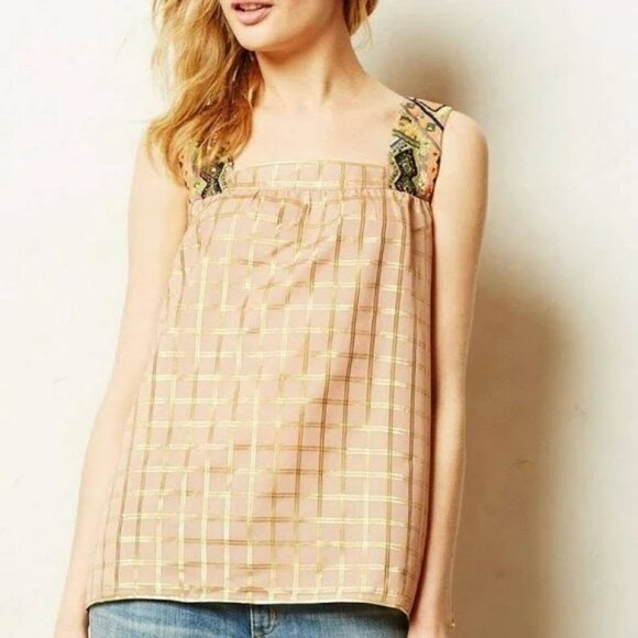 Anthropologie Vineet Bahl Sunlight Hours Tank.  SZ M - Picture 3 of 6